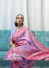 RAJTEX KASHMIRA SILK Fancy Latest Designer Heavy Wedding Wear Handloom Weaving Modal Kashmiri Saree Collection